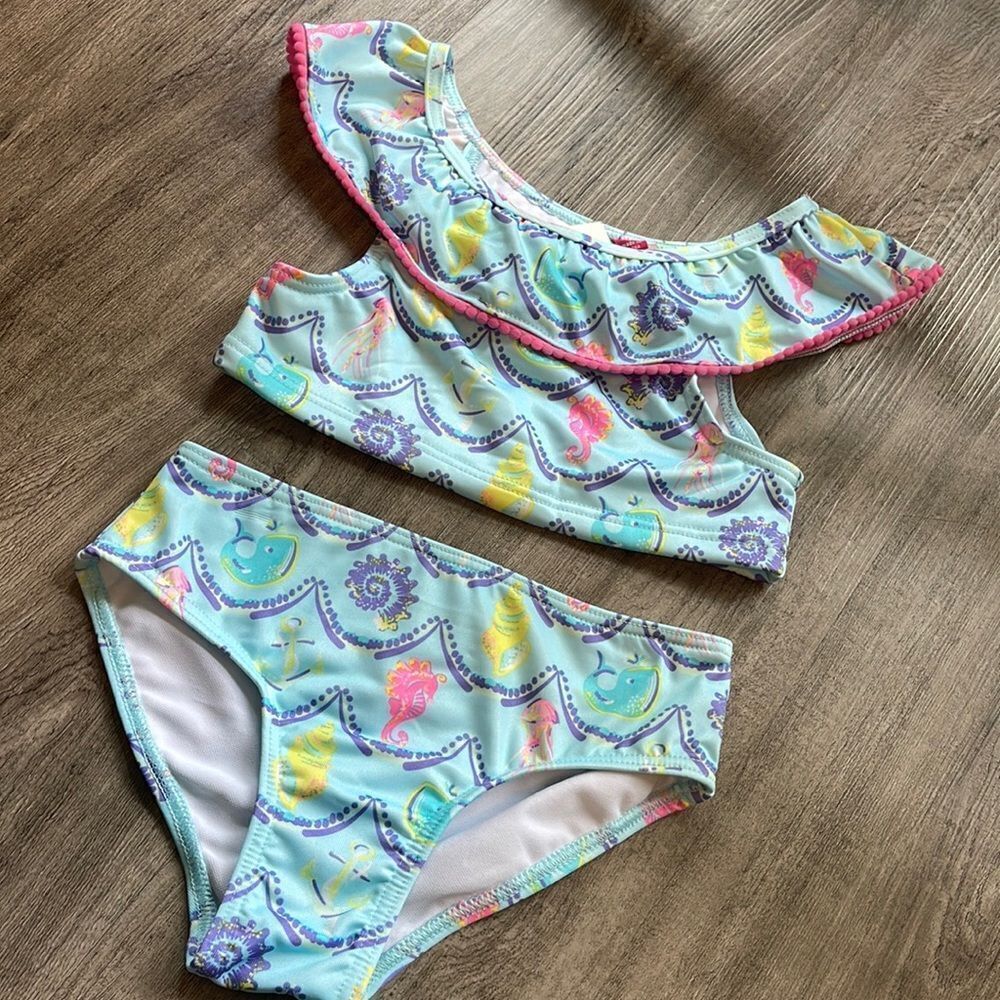 Babyfair Two Piece Swimsuit . Size 5 . NEW